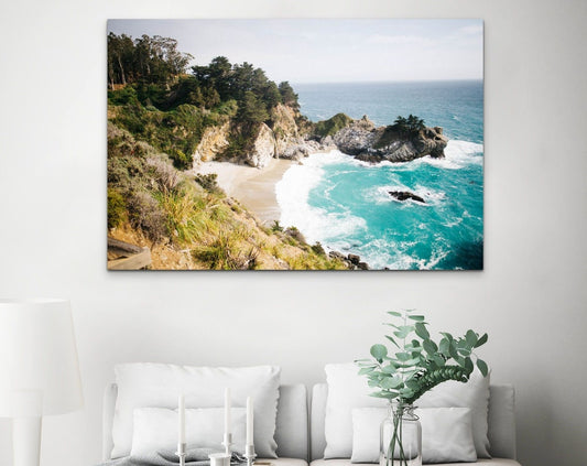 McWay Falls Metal Print: Big Sur Coastal Wall Art